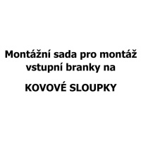 Montážní sada 10 ks šroubů pro vstupní branku