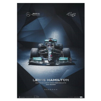 Umělecký tisk MERCEDES-AMG PETRONAS F1 TEAM - LEWIS HAMILTON - 2021, Automobilist, 50 × 70 cm