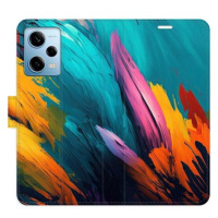 iSaprio flip pouzdro Orange Paint 02 pro Xiaomi Redmi Note 12 Pro 5G / Poco X5 Pro 5G