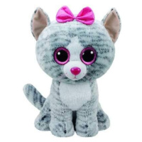 Meteor TY Beanie Boos KIKI - šedá kočka, 42 cm