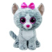 Meteor TY Beanie Boos KIKI - šedá kočka, 42 cm