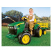 Peg Perego John Deere Ground Force s vlečkou 12V - 330W - AKCE