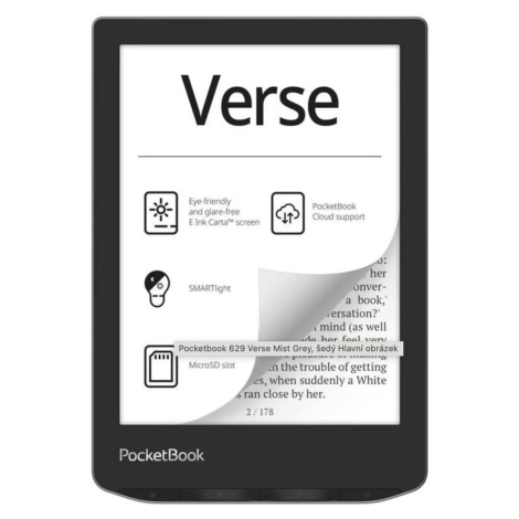 PocketBook 629 Verse Šedá
