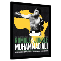 Obraz na zeď - Muhammad Ali - Rumble in the Jungle, 34.3 × 44.5 cm