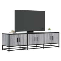 vidaXL TV skříňka šedá sonoma 150 x 35 x 41 cm kompozitní dřevo a kov