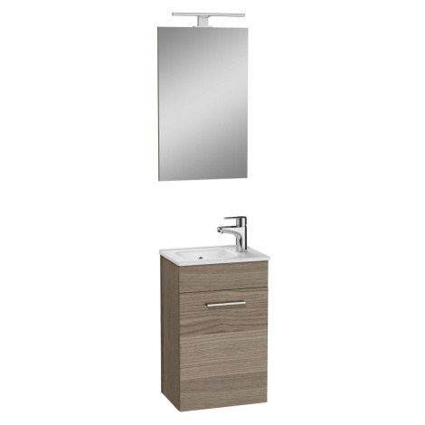 Koupelnová skříňka s umyvadlem zrcadlem a osvětlením Vitra Mia 39x61x28 cm cordoba MIASET40C