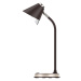 IMMAX LED stolní lampička FINCH, Qi nabíjení, stmívatelná, hnědá / zlatá - 08971L