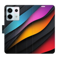 iSaprio Flip pouzdro Color Waves pro Xiaomi Redmi Note 13 Pro 5G / Poco X6 5G