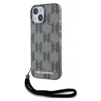 Karl Lagerfeld Iml Mono Kl Pattern & Cord Pouzdro pro Iphone 15 14 13