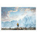 Fotografie Hiker admiring the Perito Moreno glacier, Marco Bottigelli, 40 × 26.7 cm