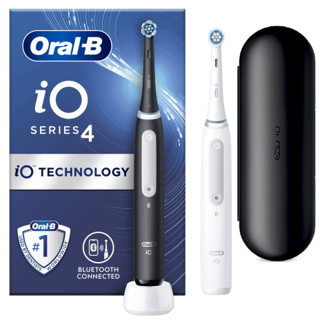 Oral-B iO4 Series Matt Black+Quite White DUO Pack - 10PO010458