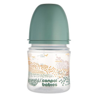 CANPOL BABIES Láhev kojenecká antikoliková Easystart Mountains 120 ml - zelená