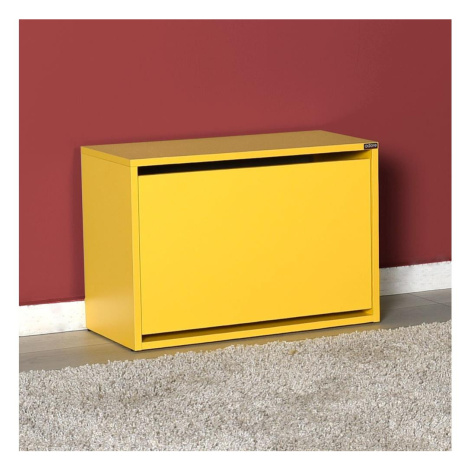Adore Furniture Botník 42x60 cm žlutá