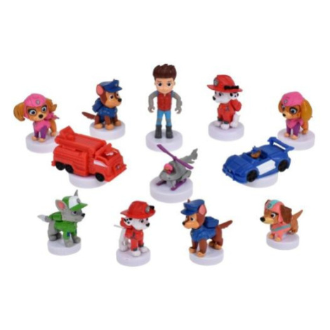 Paw Patrol The Movie: 12 figurek s razítkem - Deluxe Box BLACKFIRE