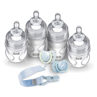 Lovi sada výbavičky Baby Shower Boy Blue 250 ml 2x + 150 ml 2x