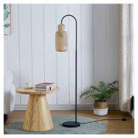 Lindby Lindby Venora stojací lampa stínidlo bambus 1zdroj