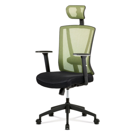 Kancelářská židle AGOPOR, černá/zelená