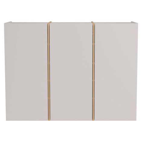 Krémová předsíňová skříňka 138x103x38 cm Libbiano – Germania