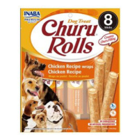 Churu Dog Rolls Chicken Wraps Chicken 8x12g