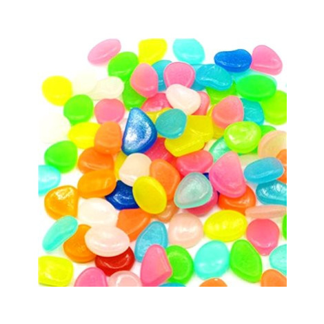 CEN Fluorescenční svítící kameny 100 ks – barevné