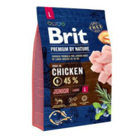 Brit Premium Dog by Nature Junior L 3kg sleva
