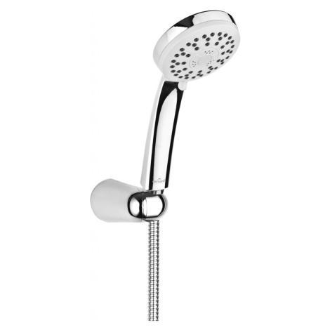 CERSANIT Sprchová souprava s bodovým držákem MODI, 3 funkční, průměr ruční sprchy 8,5cm, kovová 