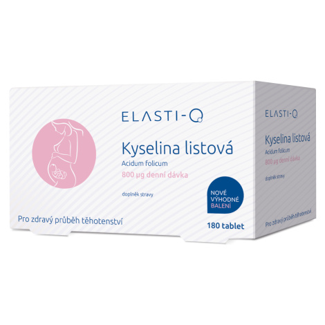 Elasti-Q Kyselina listová 800, 180 tablet