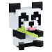 Lampička Minecraft - Panda