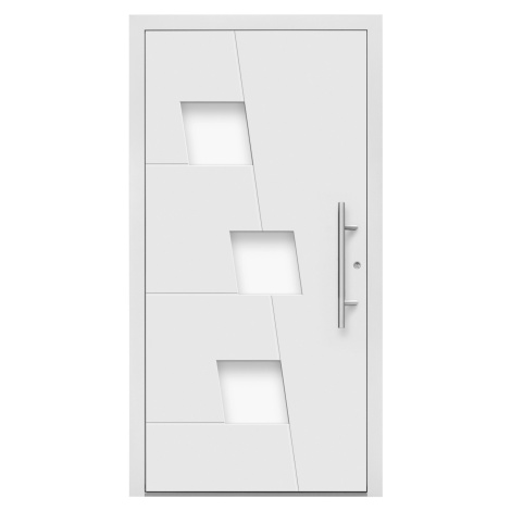 Splendoor Hliníkové vchodové dveře Moderno M550/B, bílé, 110 P