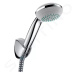 Hansgrohe 27558000 - Set sprchové hlavice, 2 proudy, držáku a hadice 1,25 m, chrom