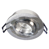 Light Impressions Kapego stropní vestavné svítidlo 12V AC/DC GU5.3 / MR16 1x max. 50,00 W stříbr