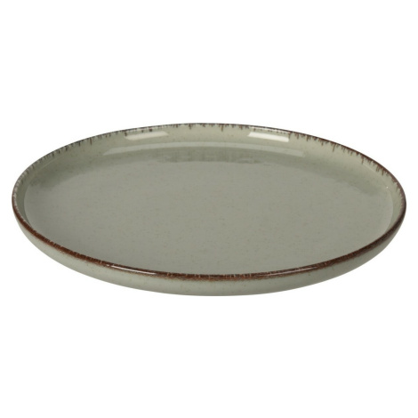 EH Porcelánový mělký talíř Light Green, 24 cm