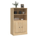 vidaXL Skříň highboard dub sonoma 60 x 35,5 x 103,5 kompozitní dřevo