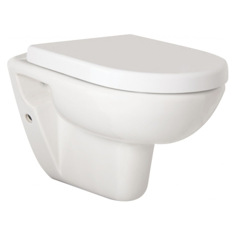 HOPA Závěsné WC COMPACT WC sedátko Sedátko DUROPLAST soft close OLKGKO04DAK00+OLKGYM00DRP54