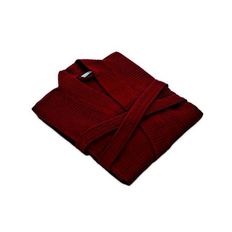 Möve Lehký bavlněný župan s waflovým vzorem, PIQUÉE, červený, XL