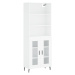 vidaXL Skříň highboard bílá 69,5 x 34 x 180 cm kompozitní dřevo