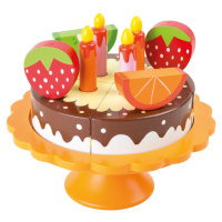 small foot Dřevěný narozeninový ovocný dort