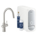 Dřezová baterie Grohe Blue Home s vytahovací sprškou supersteel 31541DC0