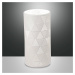 Fabas Luce Stolní lampa Micol z keramiky, výška 20 cm