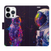 iSaprio Flip pouzdro Neon Astronaut 02 pro iPhone 15 Pro