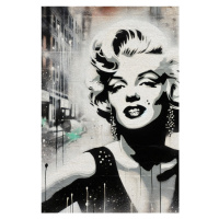 Ilustrace Marilyn Monroe, Andreas Magnusson, 26.7 × 40 cm