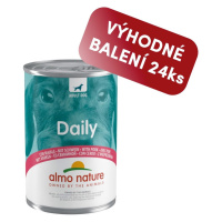 Almo Nature Daily Menu - s vepřovým 400g výhodné balení 24ks