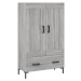 vidaXL Skříň highboard šedá sonoma 69,5 x 31 x 115 cm kompozitní dřevo