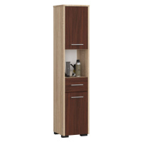 Ak furniture Koupelnová skříňka Fin II 30 cm sonoma/venge