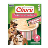 Churu Dog Chicken with Salmon pyré pro psy 8x20 g