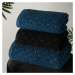 Bavlněný froté ručník se vzorem OLIWIER 50x90 cm modrá 520 gr Mybesthome