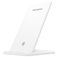 AlzaPower WF220 Wireless Fast Charger bílá