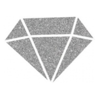 Diamantové barvy stříbrná 80 ml Aladine