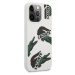 Zadní kryt Lacoste Liquid Silicone Allover Pattern pro Apple iPhone 13 Pro Max, white