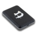 Powerbanka Karl Lagerfeld Embossed Choupette Head MagSafe 5000mAh, černá